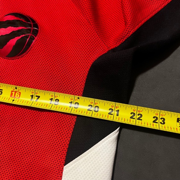 Nike NBA Toronto Raptors Showtime Therma Flex Warm-up Red Hoodie Jacket Size L - Picture 10 of 11